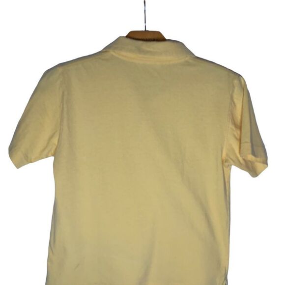 Hartstrings Boy's size 8 Panel wagon surfing yellow Cotton Polo Shirt top - Picture 6 of 11